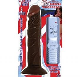 Afro American Whoppers 7in Vibrating Dildo