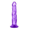 B Yours Sweet N Hard 5 Dildo 7.5in w/Suction Cup Purple