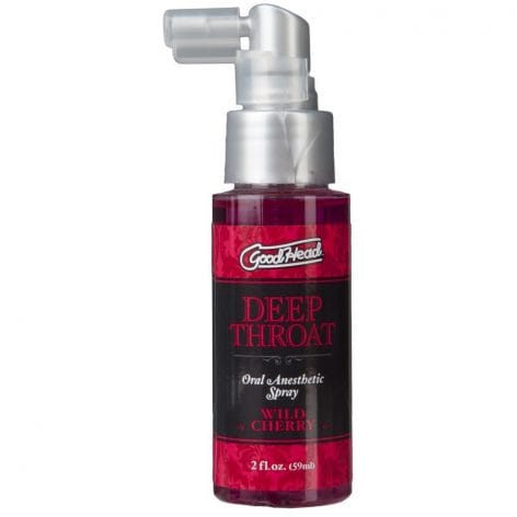 GoodHead Deep Throat Spray, Wild Cherry, 2oz