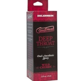 GoodHead Deep Throat Spray, Wild Cherry, 2oz