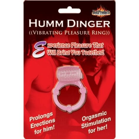 Humm Dinger Vibrating Pleasure Ring Magenta, Hott Products