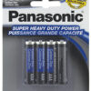 Panasonic AAA Batteries Super Heavy Duty 4 Pack