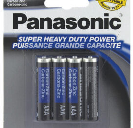 Panasonic AAA Batteries Super Heavy Duty 4 Pack