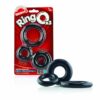 RingO X3 Cock Rings Black 3 Pack, Screaming O