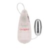 Slim Teardrop Bullet Vibrator Clear, CalExotics