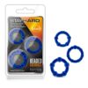 Stay Hard Beaded Cockrings 3 Pack Blue, Blush