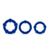 Stay Hard Beaded Cockrings 3 Pack Blue, Blush