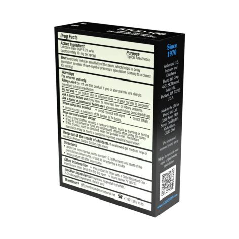 Stud 100 Male Genital Desensitizer Delay Spray .44oz (13ml)