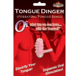 Tongue Dinger Vibrating Tongue Ring Magenta, Hott Products