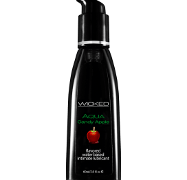 Wicked, Aqua Candy Apple-Waterbased Flavored Lubricant 2oz
