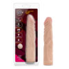 X5 7.5in Dildo w/Flexible Spine Beige, Blush