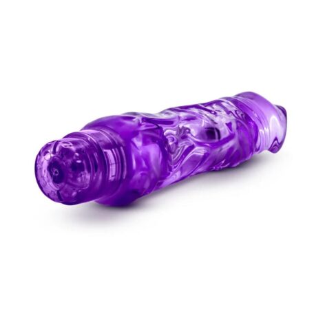 Naturally Yours Wild Ride 9in Vibrating Dildo Purple, Blush