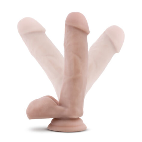 Pool Boy Dildo Loverboy 7in w/Balls Beige, Blush