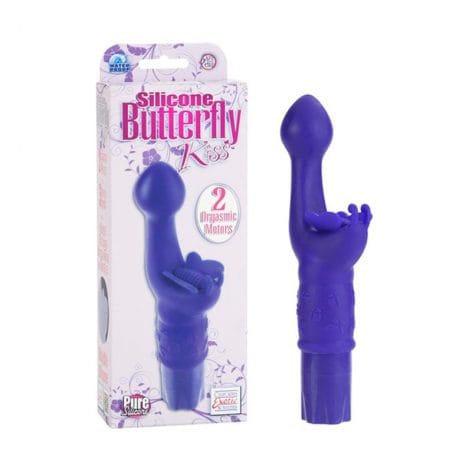 Butterfly Kiss Vibrator Silicone Purple