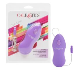 Whisper Micro Heated Bullet Vibrator Purple, CalExotics