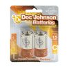 C Batteries, Alkaline, 2 Pack, Doc Johnson