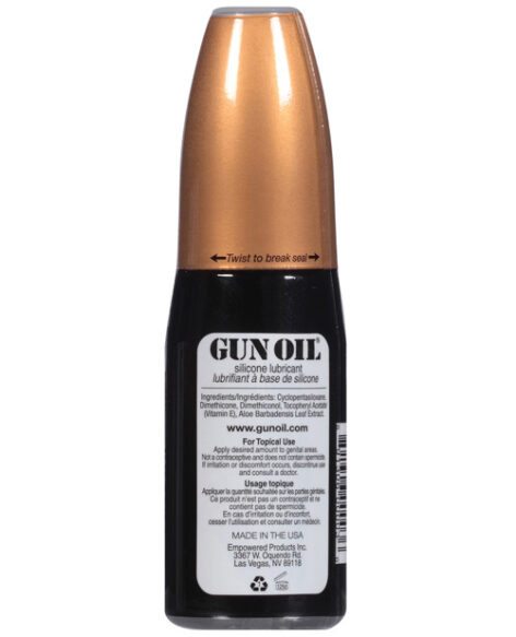 Gun Oil Silicone Personal Lubricant 2oz (59ml)