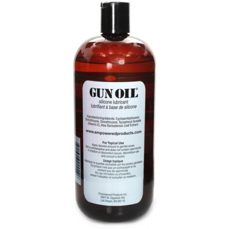 Gun Oil Silicone Personal Lubricant 32oz (960ml)