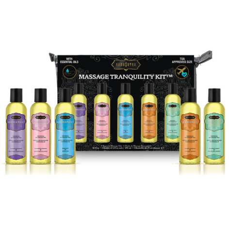 Kama Sutra Massage Oil Tranquility Kit 5 Pack