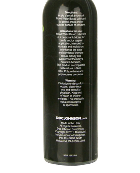 Mood Water Based Lubricant 4oz, Doc Johnson