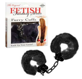Original Furry Cuffs Black, Fetish Fantasy