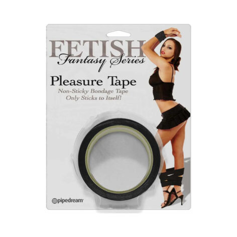 Pleasure Bondage Tape Black, Fetish Fantasy, Pipedream
