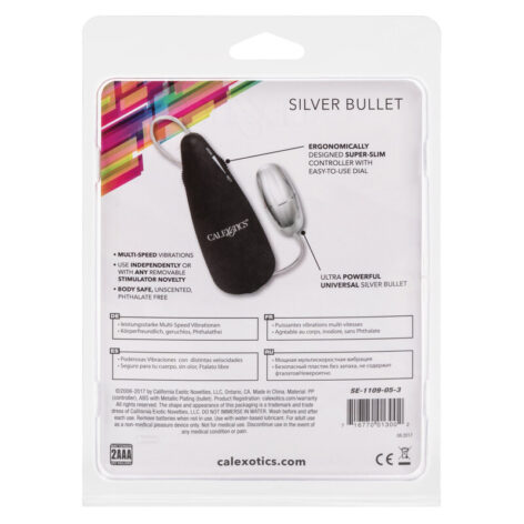 Silver Bullet Classic Vibrator, CalExotics