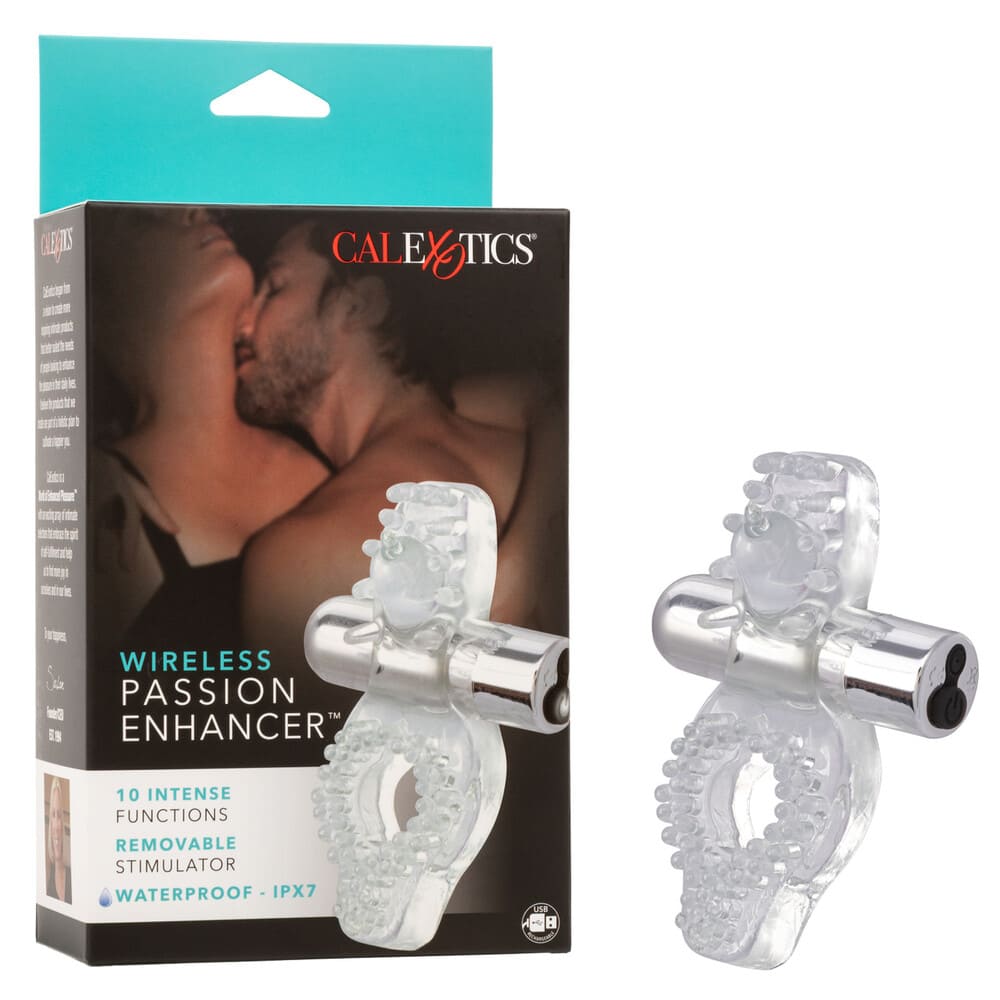Wireless Passion Enhancer Vibe Cock Ring Clear, CalExotics |  Satisfaction.com