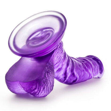 B Yours Sweet N Hard 8 Dildo 6.5in w/Balls Purple, Blush