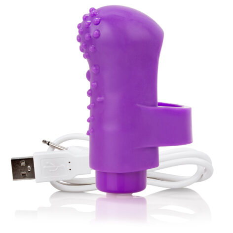 Charged FingO Mini Finger Vibe Purple, Screaming O