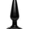 Classic Butt Plug Smooth Medium Black, Doc Johnson