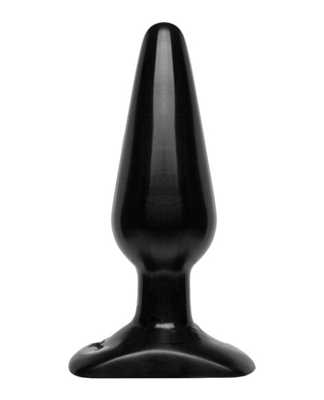 Classic Butt Plug Smooth Medium Black, Doc Johnson