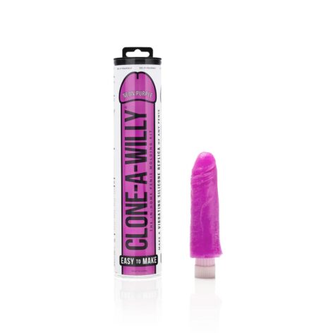 Clone-A-Willy Penis Cloning Kit Vibrating Neon Purple