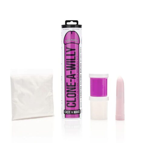 Clone-A-Willy Penis Cloning Kit Vibrating Neon Purple
