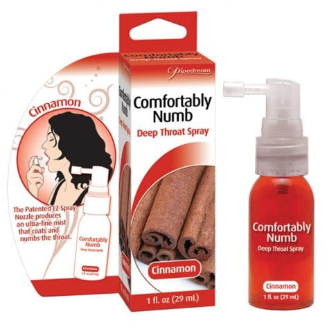 Comfortably Numb Deep Throat Spray, Cinnamon