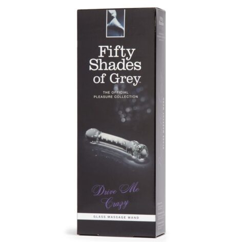 Drive Me Crazy Glass Massage Wand, Fifty Shades of Grey
