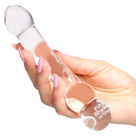 Drive Me Crazy Glass Massage Wand, Fifty Shades of Grey
