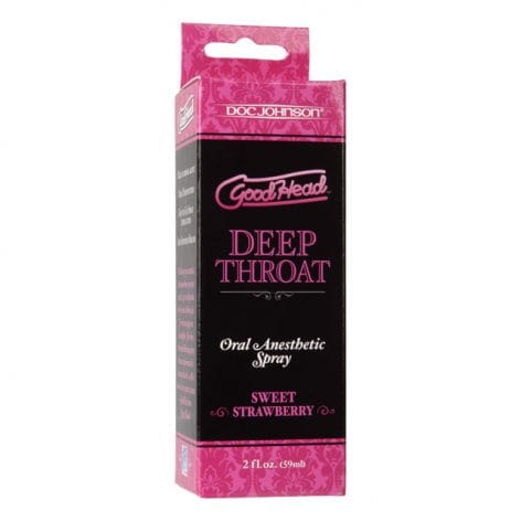 GoodHead Deep Throat Spray, Strawberry