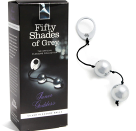 Inner Goddess Silver Pleasure Silver Balls, Fifty Shades