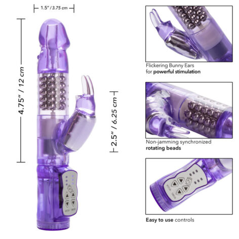 Jack Rabbit Waterproof Vibrator Purple, CalExotics