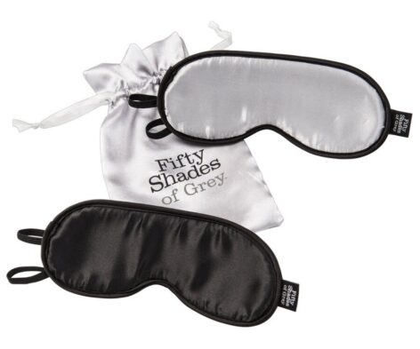 No Peeking Soft Twin Blindfold Set, Fifty Shades of Grey