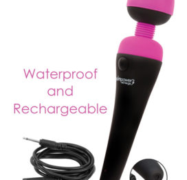 Palm Power Waterproof Rechargeable Massager Wand