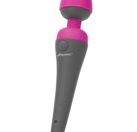 PalmPower Wand Massager Silicone Grey/Fuchsia, BMS