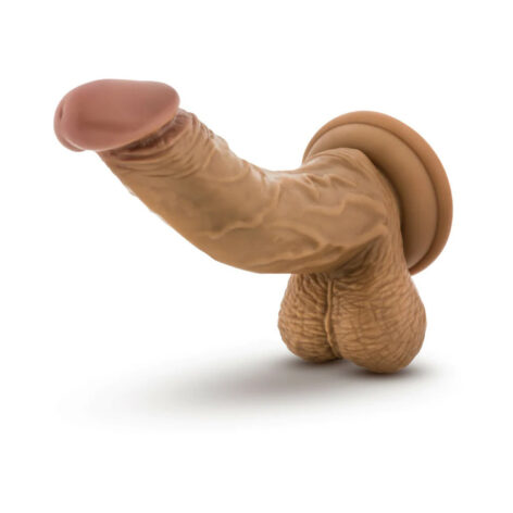 Papito Dildo Loverboy 6.5in w/Balls Latin Brown, Blush