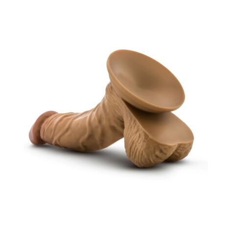 Papito Dildo Loverboy 6.5in w/Balls Latin Brown, Blush