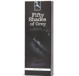 Pleasure Intensified Anal Beads Black, Fifty Shades of Grey