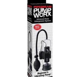 Pump Worx Beginners Vibrating Penis Pump Clear, Pipedream