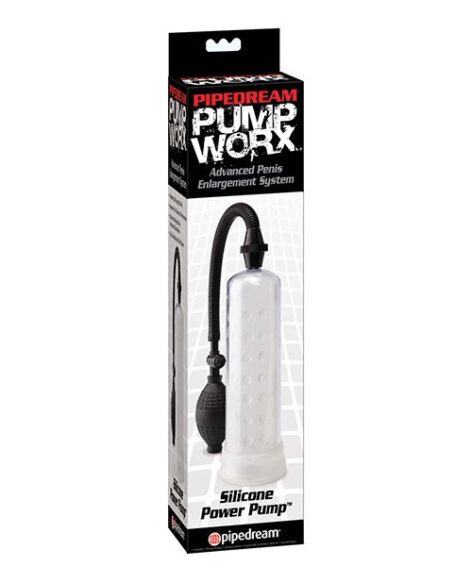 Pump Worx Silicone Power Pump Clear, Pipedream