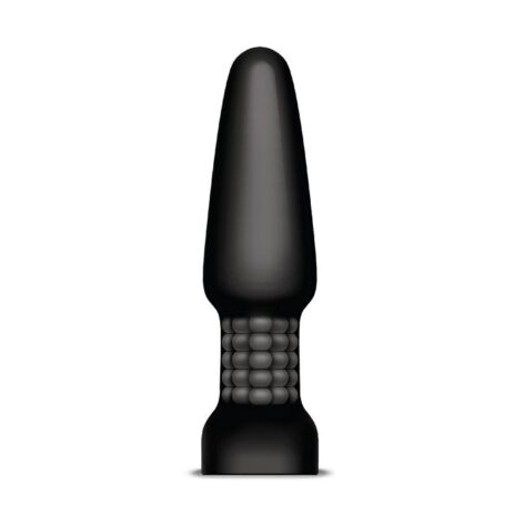 b-Vibe Rimming Anal Plug w/Rotating Beads Black Silicone