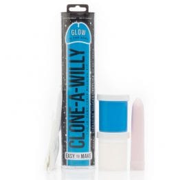 Clone-A-Willy Glow-In-The-Dark Blue